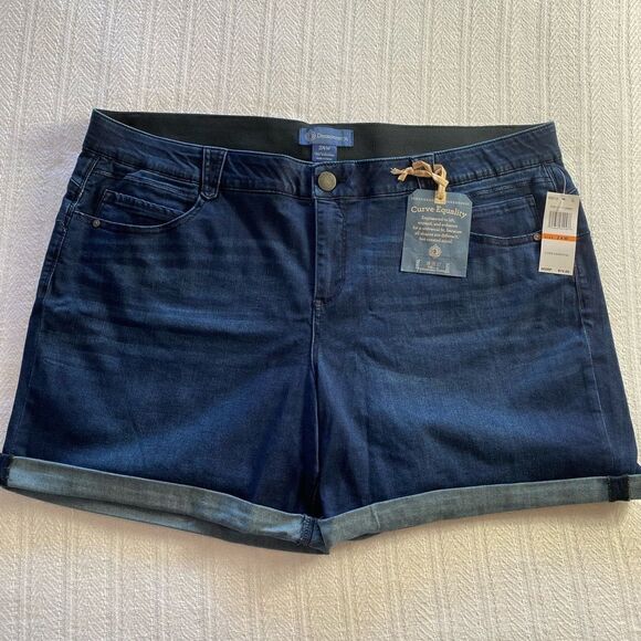 DEMOCRACY PLUS 24W Ab-solution Jean Shorts - Picture 1 of 5